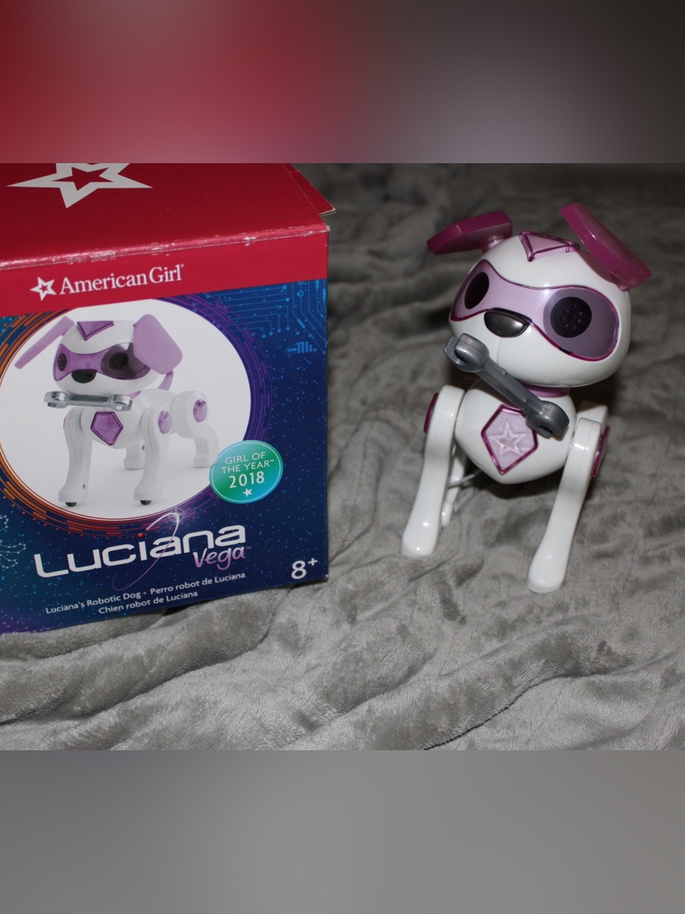 American girl doll Luciana’s robotic dog